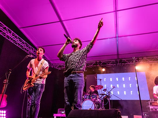 Band live sul palco del SubConscio Festival